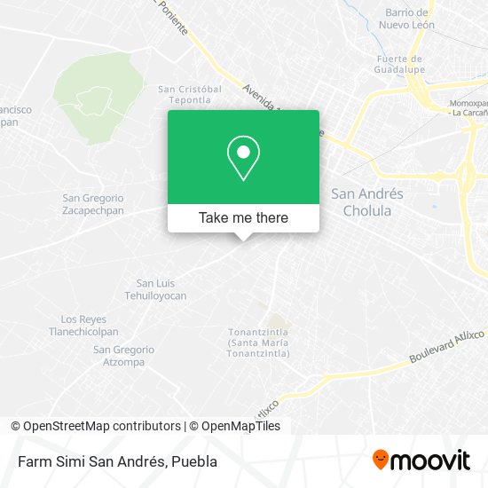 Farm Simi San Andrés map