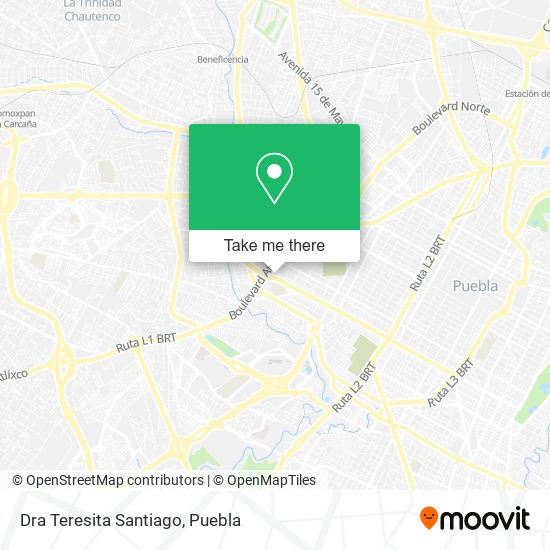 Mapa de Dra Teresita Santiago