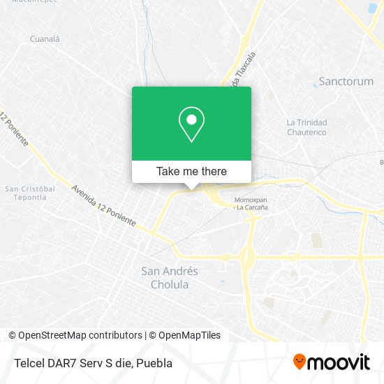 Telcel DAR7 Serv S die map