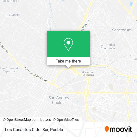 Mapa de Los Canastos C del Sur