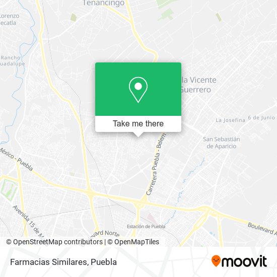 Mapa de Farmacias Similares