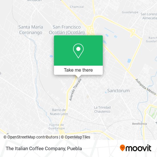 Mapa de The Italian Coffee Company