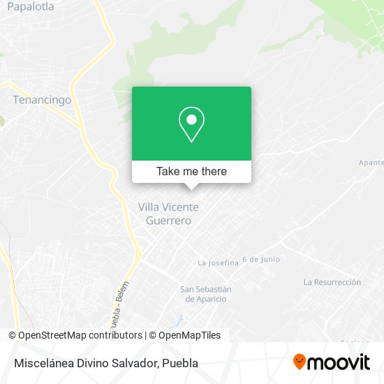 Miscelánea Divino Salvador map