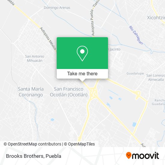 Mapa de Brooks Brothers
