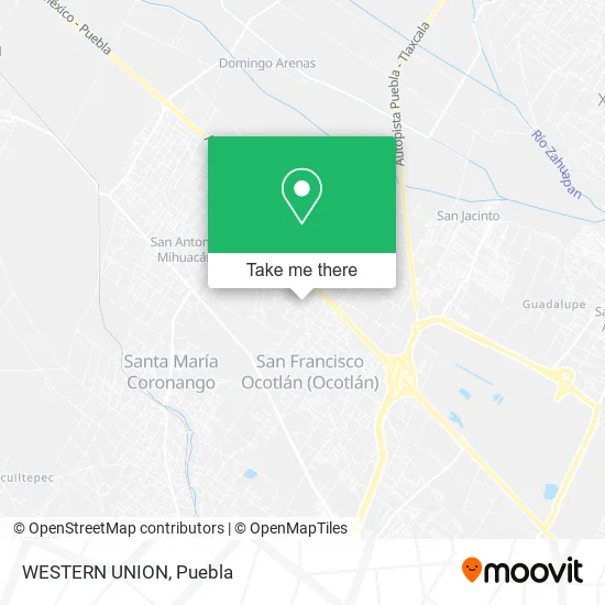 WESTERN UNION map