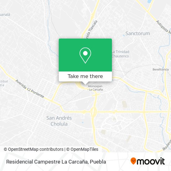 Residencial Campestre La Carcaña map