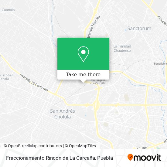 Fraccionamiento Rincon de La Carcaña map