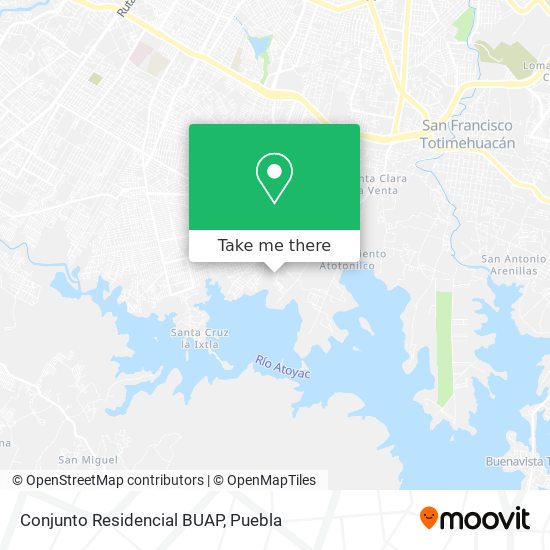 Conjunto Residencial BUAP map