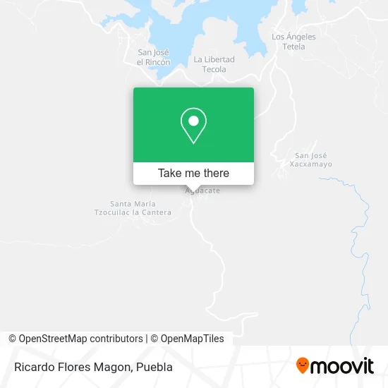 Ricardo Flores Magon map