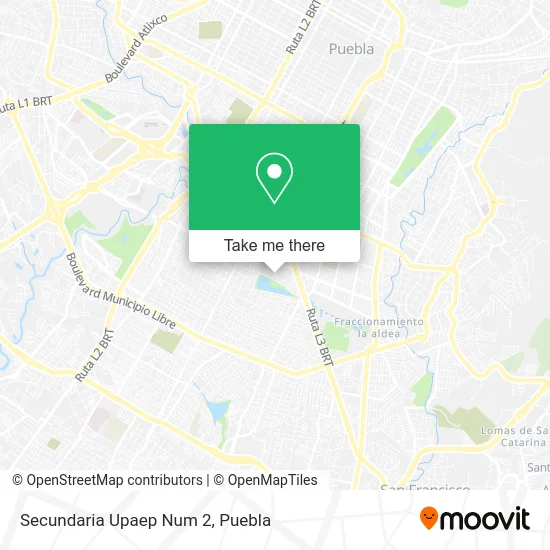 Secundaria Upaep Num 2 map