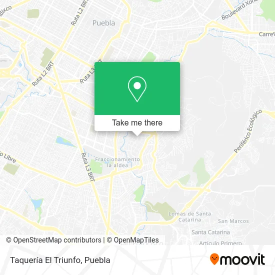 Taquería El Triunfo map