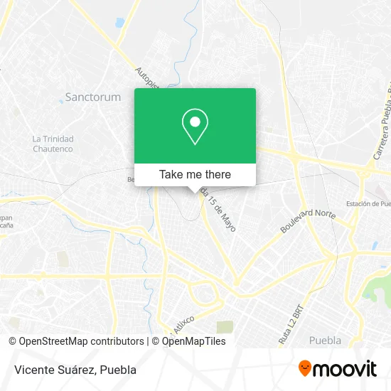 Vicente Suárez map