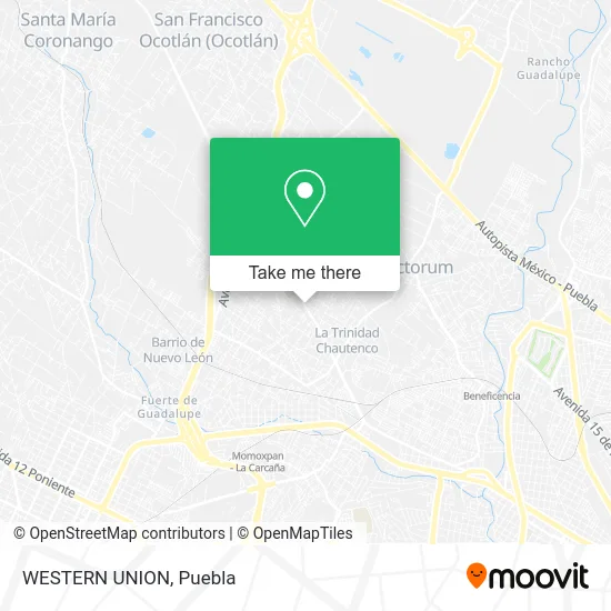 WESTERN UNION map