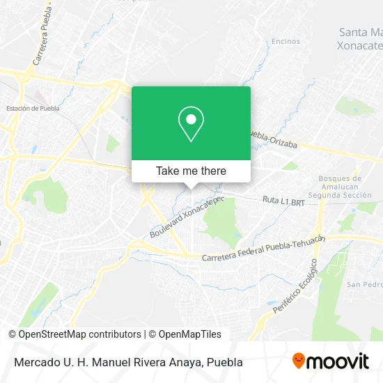 Mapa de Mercado U. H. Manuel Rivera Anaya