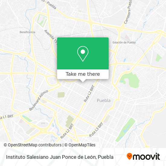 Mapa de Instituto Salesiano Juan Ponce de León