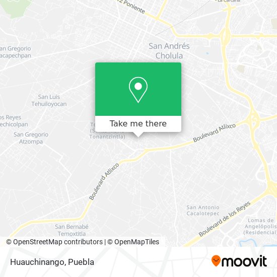 Mapa de Huauchinango