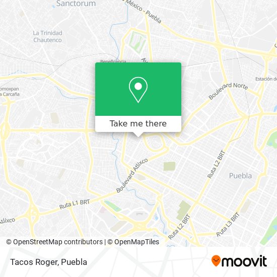 Tacos Roger map