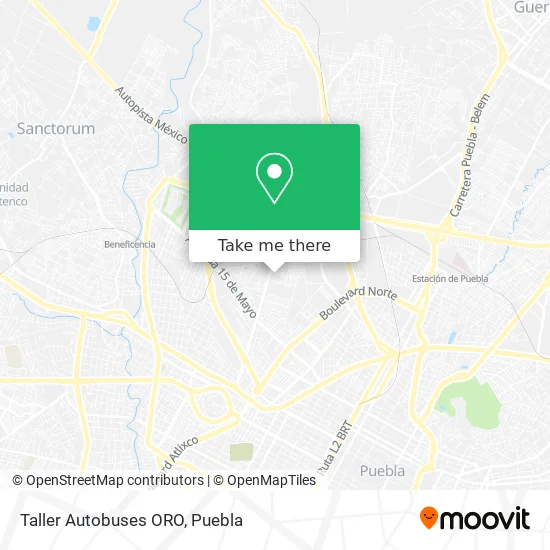 Taller Autobuses ORO map