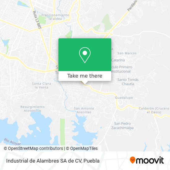Industrial de Alambres SA de CV map