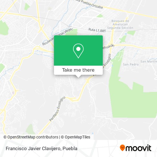 Mapa de Francisco Javier Clavijero