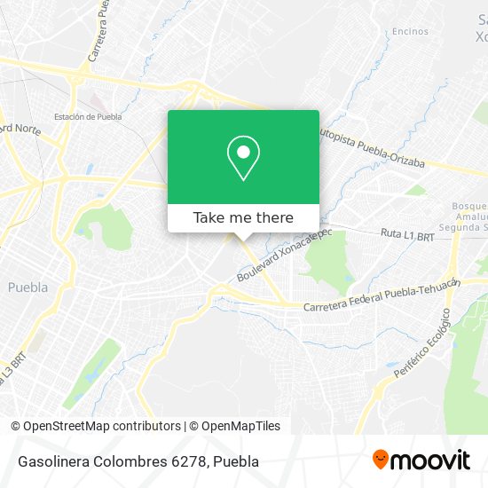 Gasolinera Colombres 6278 map