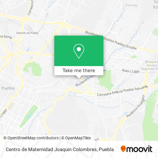 Mapa de Centro de Maternidad Joaquin Colombres