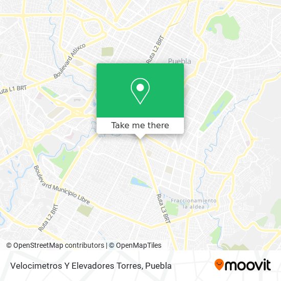Mapa de Velocimetros Y Elevadores Torres