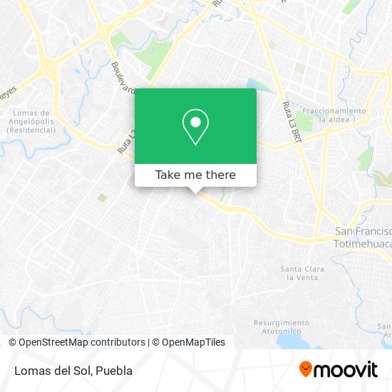 Mapa de Lomas del Sol