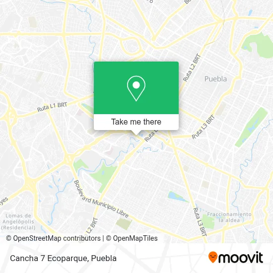 Cancha 7 Ecoparque map