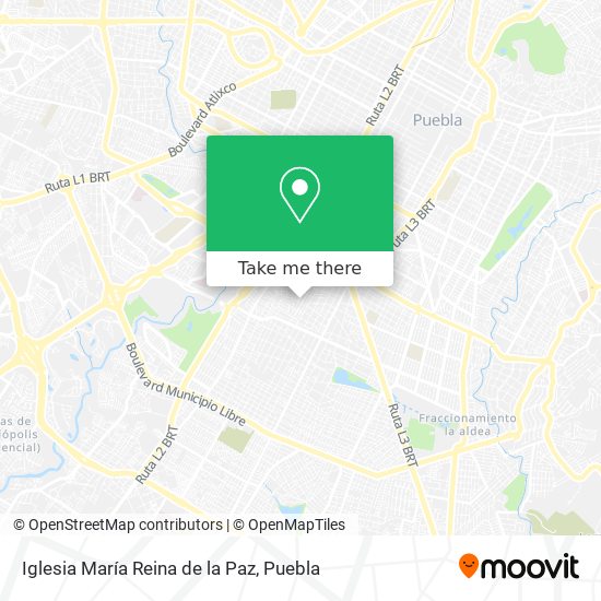 Mapa de Iglesia María Reina de la Paz