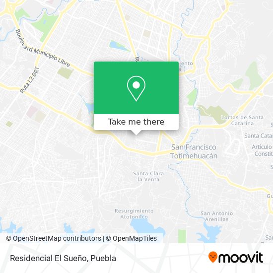 Residencial El Sueño map