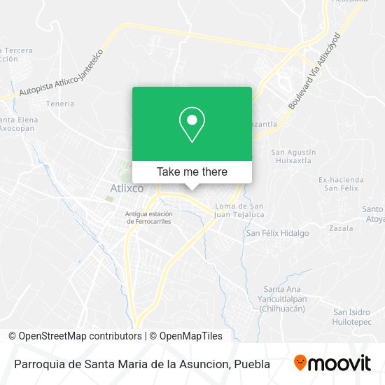 Mapa de Parroquia de Santa Maria de la Asuncion