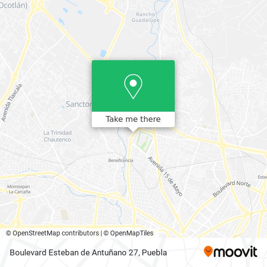 Mapa de Boulevard Esteban de Antuñano 27