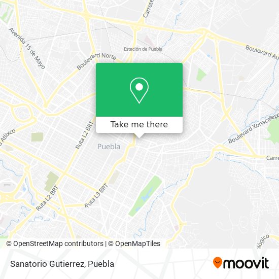 Mapa de Sanatorio Gutierrez