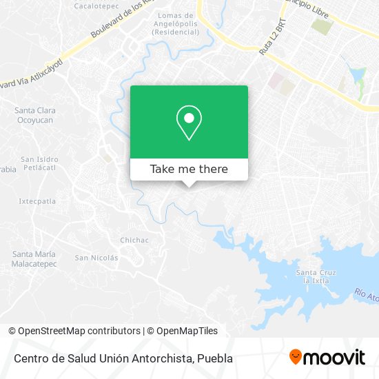 Centro de Salud Unión Antorchista map