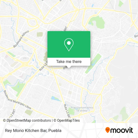 Mapa de Rey Mono Kitchen Bar
