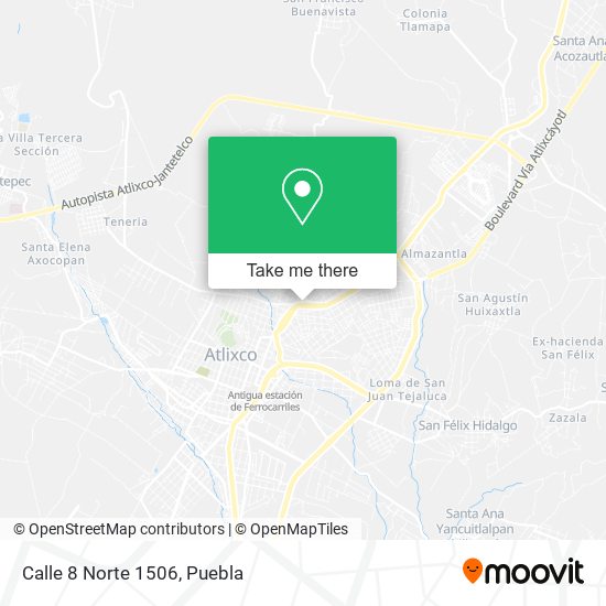 Mapa de Calle 8 Norte 1506