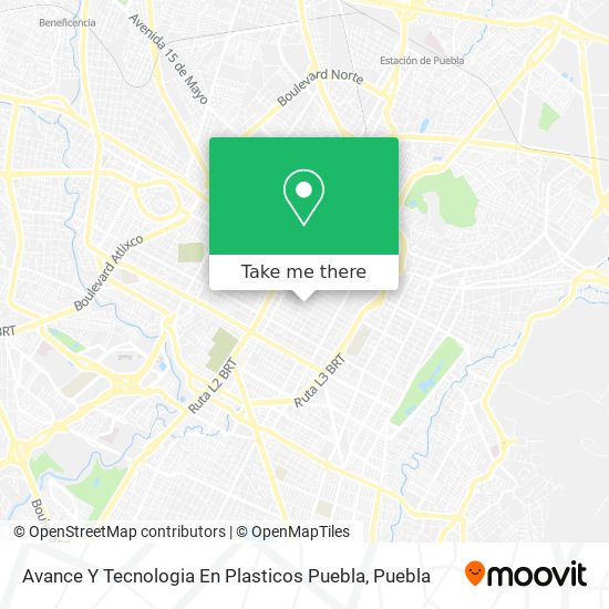 Mapa de Avance Y Tecnologia En Plasticos Puebla