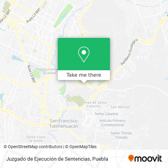 Juzgado de Ejecución de Sentencias map