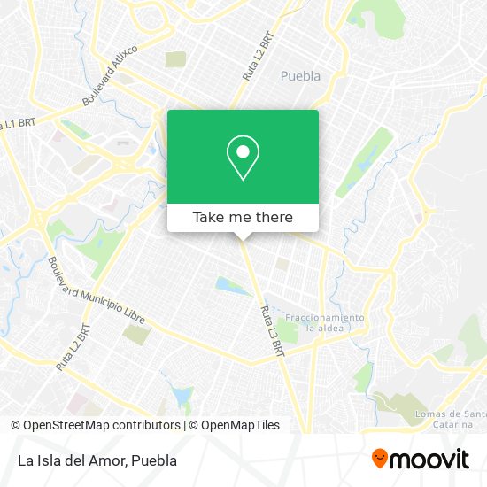 Mapa de La Isla del Amor