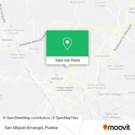 Mapa de San Miguel Arcangel