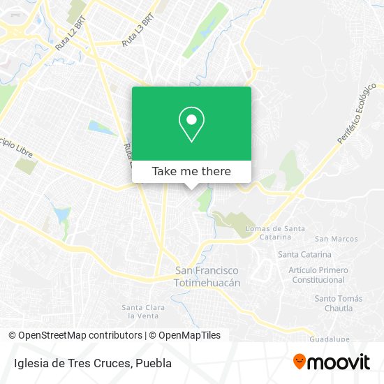 Mapa de Iglesia de Tres Cruces