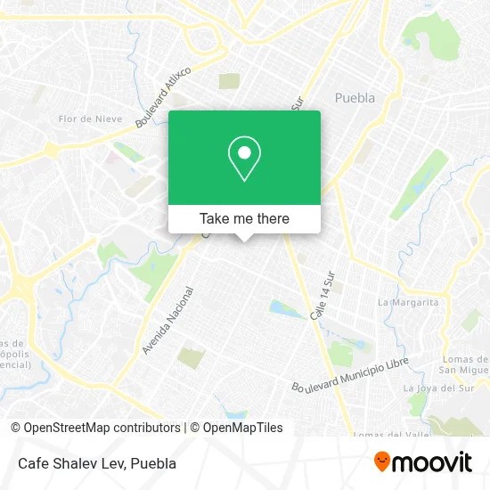 Cafe Shalev Lev map