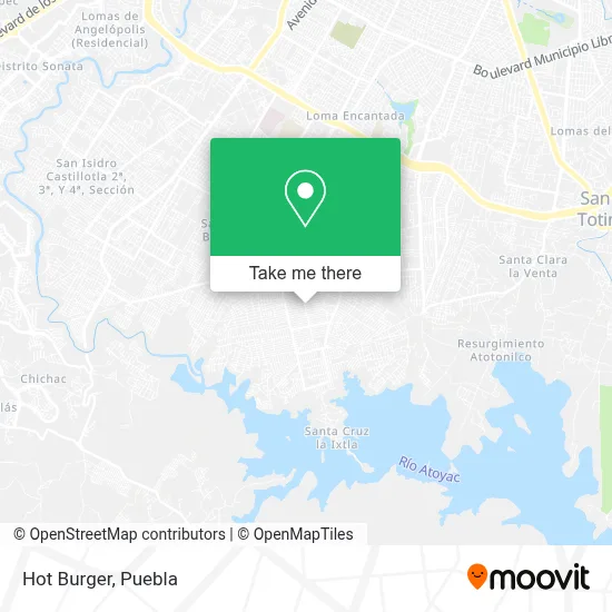 Hot Burger map