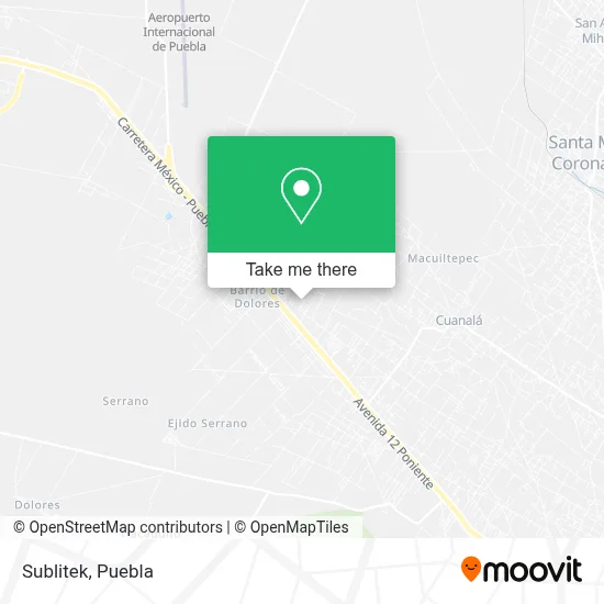 Sublitek map