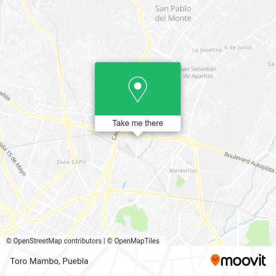 Toro Mambo map