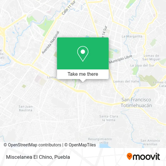 Miscelanea El Chino map
