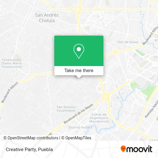 Creative Party map