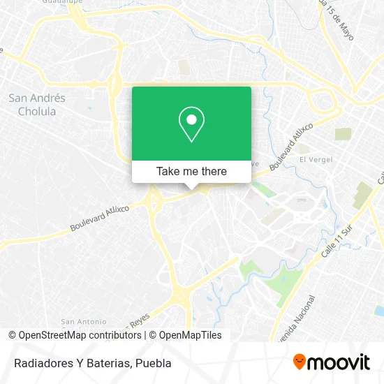 Radiadores Y Baterias map