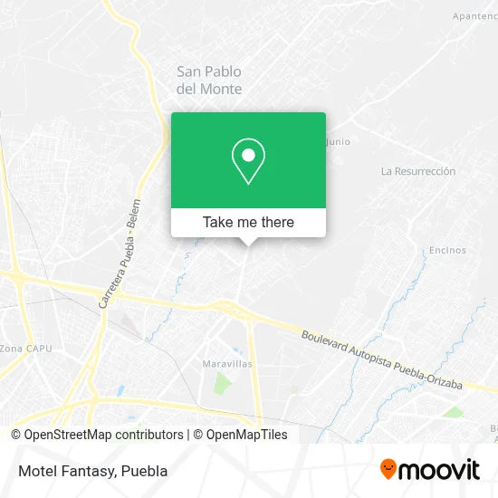 Motel Fantasy map